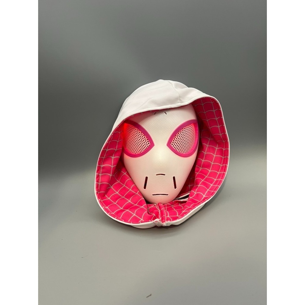 Spiderman Ghost Spider Gwen Mask One Size Light Up and Sounds